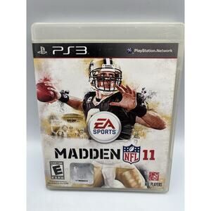 Madden NFL 11 (Sony PlayStation 3, 2010) Complete In Box